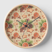 ホリデースパイスウォールクロック 壁時計 (正面)