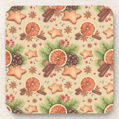 ホリデースパイスコルクバックコースター コースター (正面)