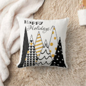 「ホリデースパークル」クリスマス装飾用クッション クッション (ブランケット)