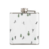 ホリデースパーソナライズされたキーリフト フラスク (裏面)