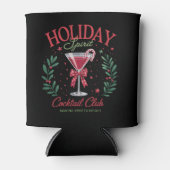 ホリデースピリットカクテルクラブクリスマスパーティー 缶クーラー (正面)