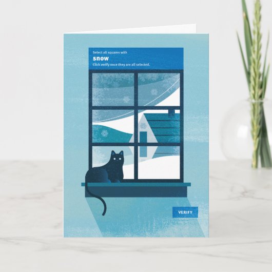 ホリデースピリットグリーティングカードを再キャプチャー カード (正面)