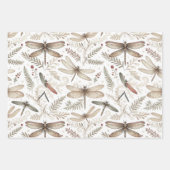 ホリデースピリットドラゴンフライ ラッピングペーパーシート (正面3)