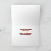 ホリデースピリットヒッポクリスマスカード カード (内部)