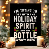 ホリデースピリットボトルに入ろうおもしろい シーズンカード