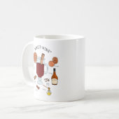 ホリデースピリットミュールワインホリデー コーヒーマグカップ (正面左)