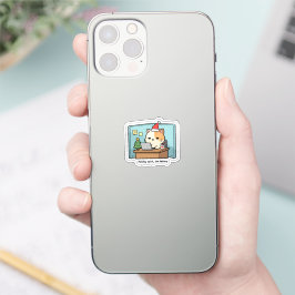 ホリデースピリット ローバッテリーの猫ステッカー シール