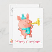 ホリデーズキュートピグ シーズンポストカード (正面/裏面)