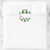 ホリデーズギフトラベルシール ラウンドシール (バッグ)