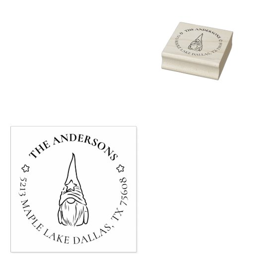 ホリデーズクリスマス格言ファミリー差出人住所 ラバースタンプ (押印)