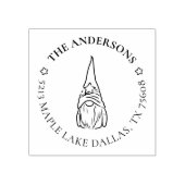 ホリデーズクリスマス格言ファミリー差出人住所 ラバースタンプ (インプリント)