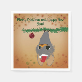 ホリデーズベビーこうもりナプキンス スタンダードカクテルナプキン