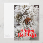 ホリデーズロッヂポールパインコーンアットイエローストーン シーズンカード (正面/裏面)