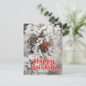 ホリデーズロッヂポールパインコーンアットイエローストーン シーズンポストカード (スタンド正面)