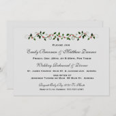 ホリデーズ結婚リハーサルディナー招待状 招待状 (正面/裏面)