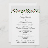 ホリデーズ結婚リハーサルディナー招待状 招待状 (正面/裏面)