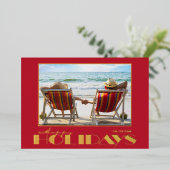 ホリデーズ フォト ゴールド 箔シーズンカード (立ち正面)