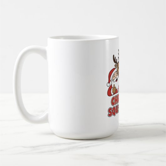 ホリデーセルフィークルー コーヒーマグカップ (左)