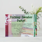 ホリデーセーターパーティの招待状 招待状 (スタンド正面)