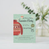 ホリデーセーターパーティー 招待状 (スタンド正面)