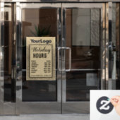 ホリデーセール ショップ デコール ストア営業時間 グランドオープニング ウィンドウサイン (オフィスドア)