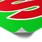 ホリデーセール – リテールのポスターサイン ポスター (角)