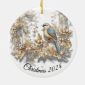 ホリデーソンバードカスタム セラミックオーナメント (裏面)
