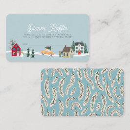 ホリデータウン/ヴィレッジブルーおむつラッフルチケット エンクロージャーカード