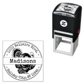 ホリデーターキータイプライターフォント差出人住所 セルフインキングスタンプ (インサイチュ)