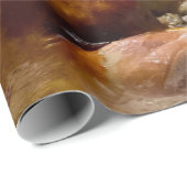 ホリデーターキーラッピング紙 ラッピングペーパー (ロールコーナー)