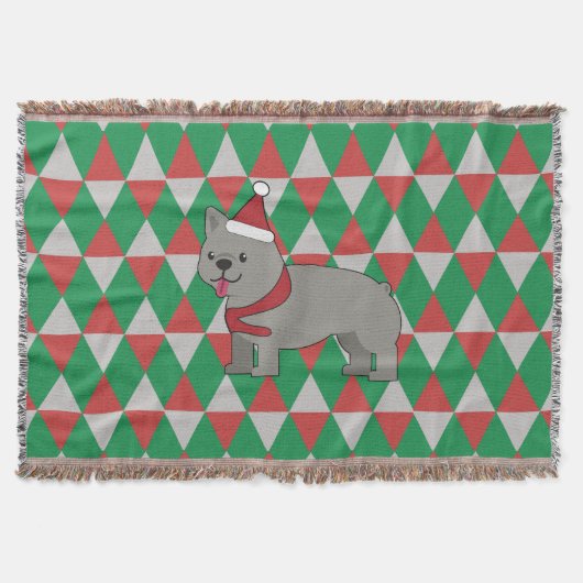 ホリデーダイヤモンド犬 スローブランケット (正面)