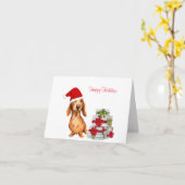 ホリデーダックスシャンドグリーティングカード カード (黄色い花)