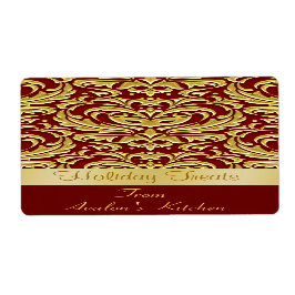 ホリデーダマスクッチントリートベーキングラベル ラベル
