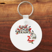 ホリデーダルマティアンパップ キーホルダー (正面)