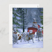 ホリデーダルマティア シーズンポストカード (正面/裏面)