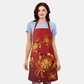 ホリデーダンジェスカニズ エプロン (着用した状態)