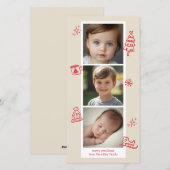 ホリデーチェア フォトストリップ シーズンカード (正面/裏面)