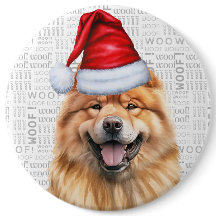 ホリデーチャウチャウサンタドグオンウォフバックグラウンド