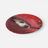 ホリデーチワワ ペーパープレート (アングル)