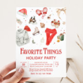 ホリデーツお気に入りのークリスマスパーティー 招待状