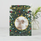 ホリデーツリーとオーナメント誕生発表 シーズンカード (スタンド正面)