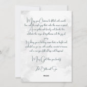 ホリデーツリーの中のレトロミニマルな鹿 シーズンカード (裏面)