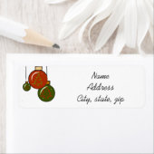 ホリデーツリーオーナメント差出人住所ラベル ラベル (インサイチュ)