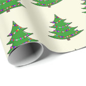 ホリデーツリークリスマス ラッピングペーパー (ロールコーナー)