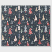 ホリデーツリーズラッピング紙 ラッピングペーパー (フラット)