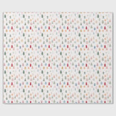 ホリデーツリーズラッピング紙 ラッピングペーパー (フラット)