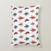 ホリデーツリーパターンクッキーカッタークリスマス アクセントクッション (正面(垂直))