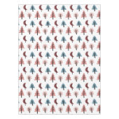 ホリデーツリーパターンクッキーカッタークリスマス テーブルクロス (正面)