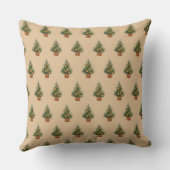 ホリデーツリーミニマルシンプルカントリーパイン クッション (裏面)