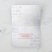 ホリデーツリー付き旧車のビジネスレトリバー シーズンカード (内部)